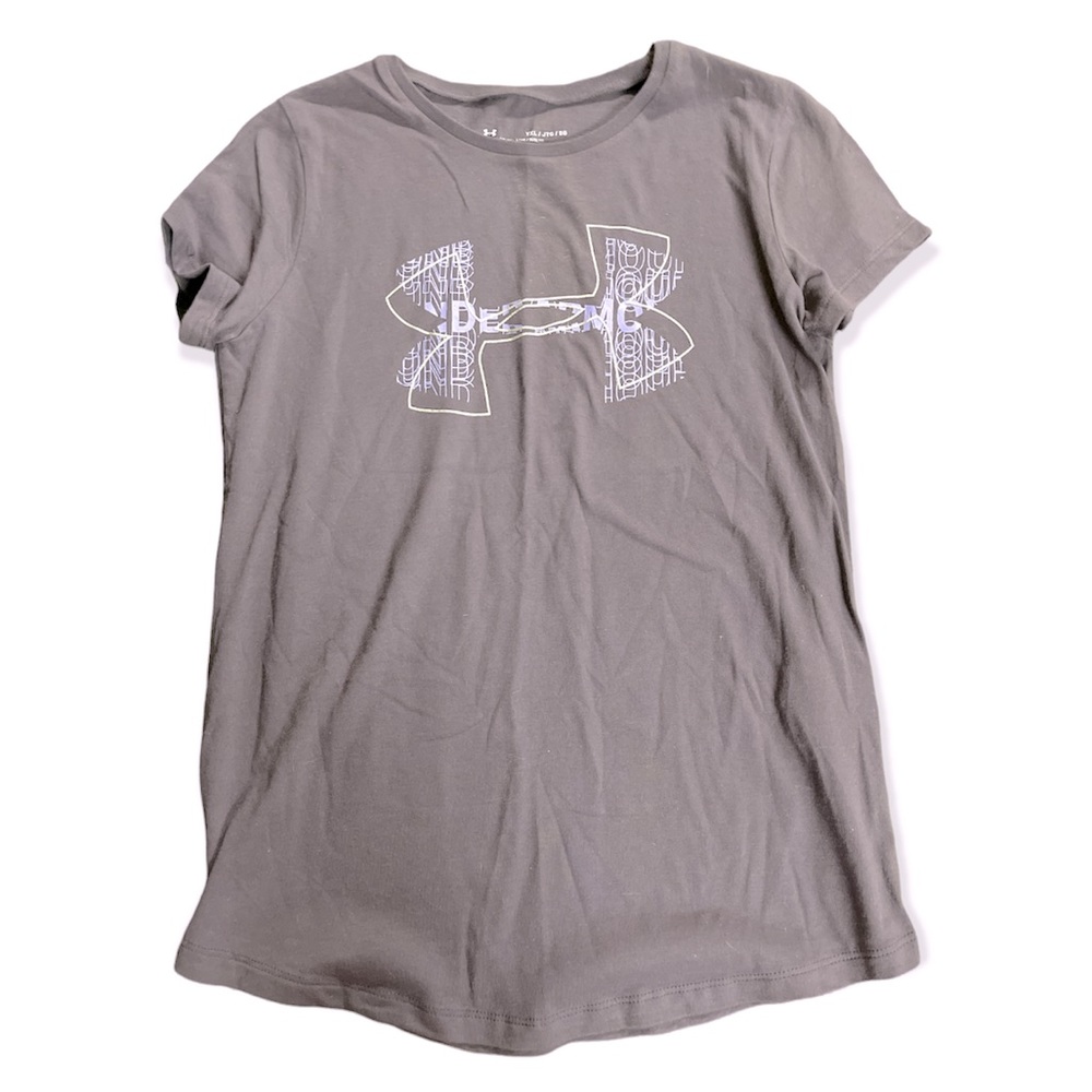 Purple Under Armour Tee, Girl’s size Youth XL.